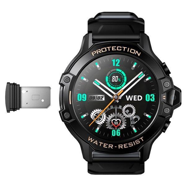 Детские смарт-часы Hoco Y107 4G с SIM-картой, сенсорным экраном, GPS, видеозвонком, SOS, водонепроницаемые &mdash; Черные 1011 фото