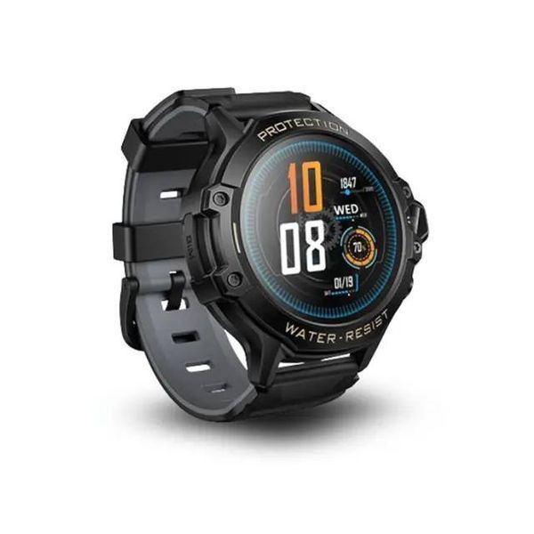 Детские смарт-часы Hoco Y107 4G с SIM-картой, сенсорным экраном, GPS, видеозвонком, SOS, водонепроницаемые &mdash; Черные 1011 фото
