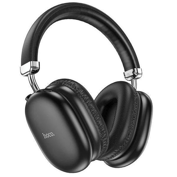 Повнорозмірні бездротові навушники Hoco W35 Bluetooth 5.3 з мікрофоном, AUX і TF &mdash; чорні 1031 фото