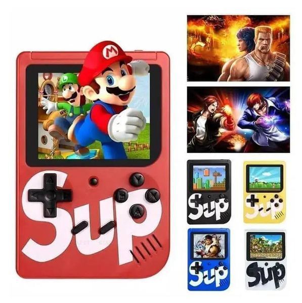 Портативна ігрова консоль SUP Game Box 400 ігор з джойстиком для 2 гравців &mdash; жовта 1034 фото
