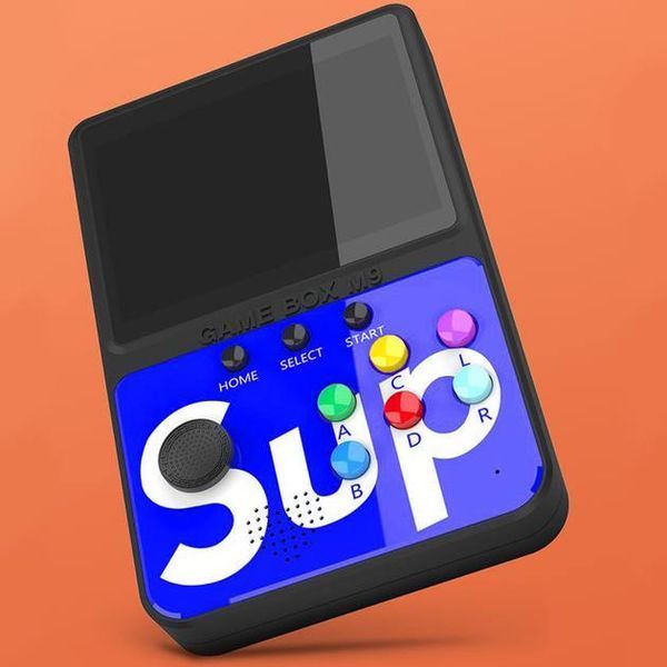 Портативная игровая консоль SUP M9 с 900 легендарными ретроиграми и аккумулятором 1200 мА&middot;ч &mdash; синяя 1039 фото